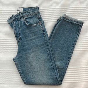 Reformation Liza Ultra High Rise Straight Jeans